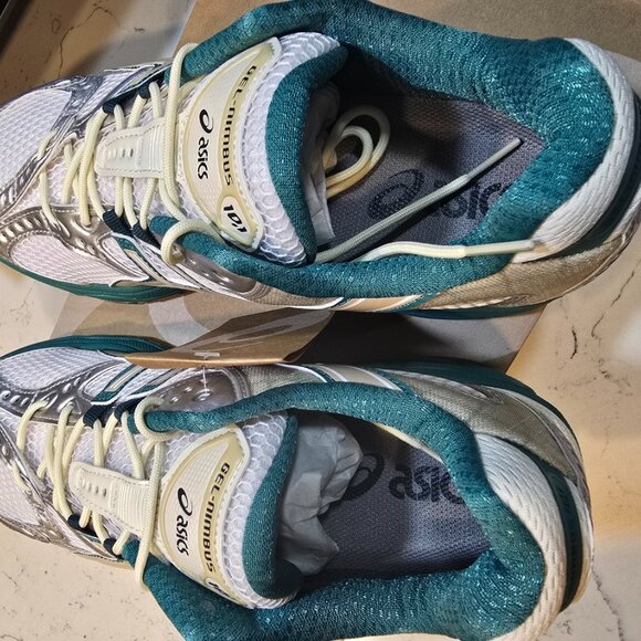 Asics Sportstyle Gel-Nimbus 10.1 Rainy Lake Running Men Shoes 1203A543-102 SZ 10 - Picture 5 of 15